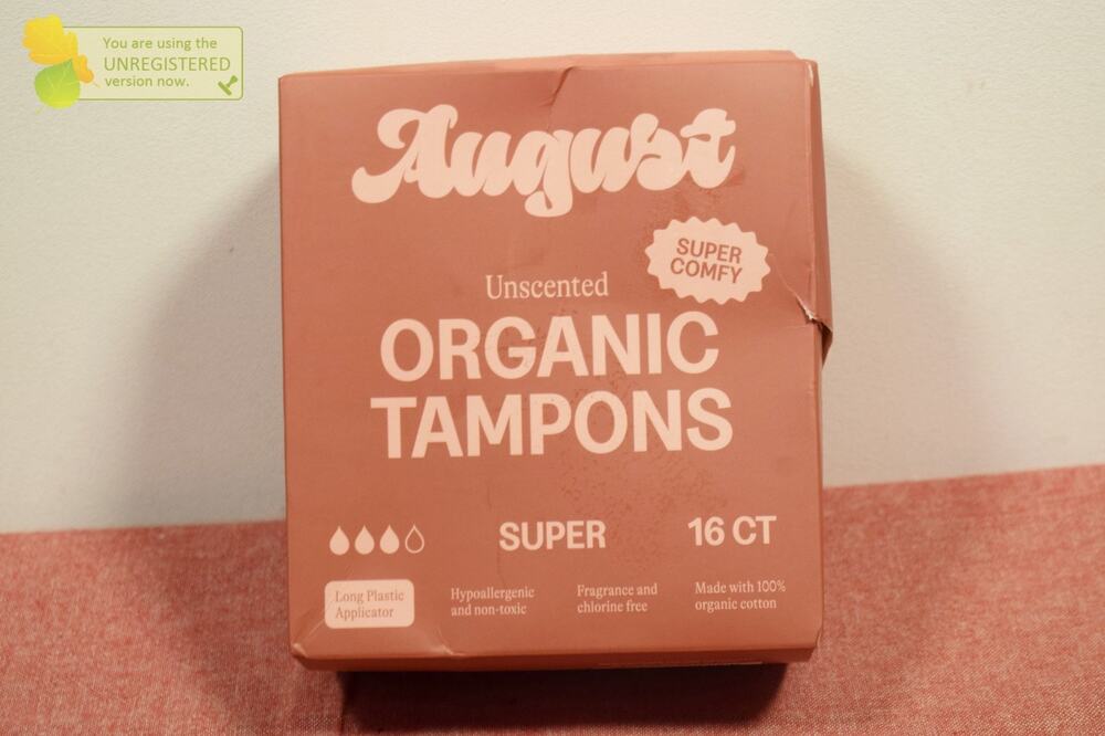 Its August Organic Super Tampons 16ct (Package Wear)